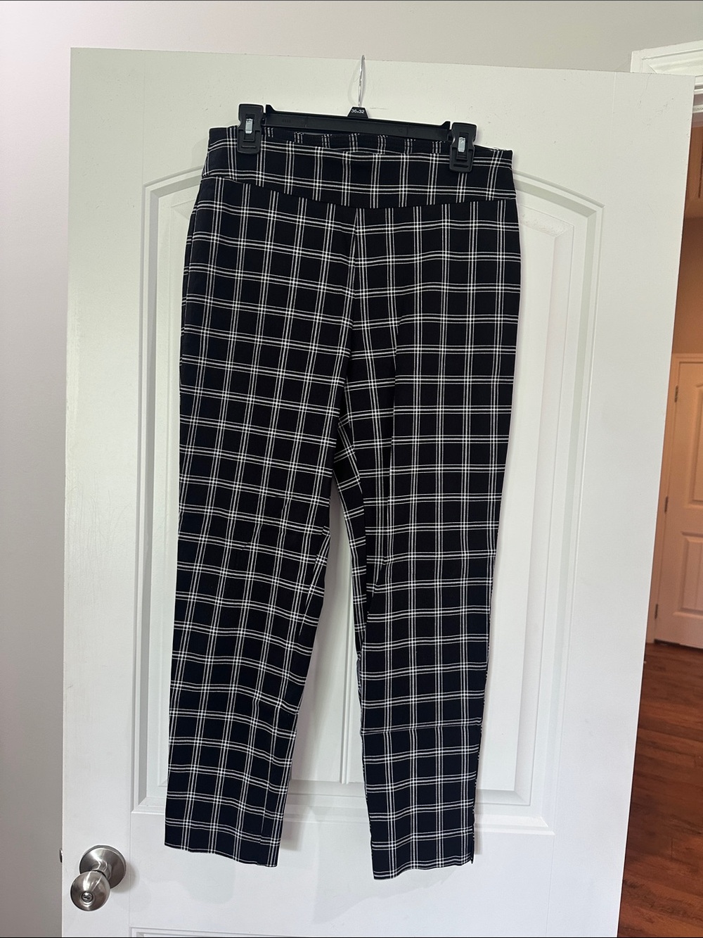Counterparts Black and White Plaid Trousers